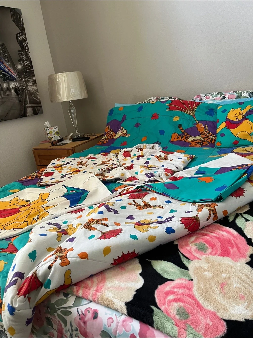 Disney bright turquoise